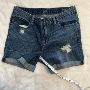 Distressed Jean Shorts